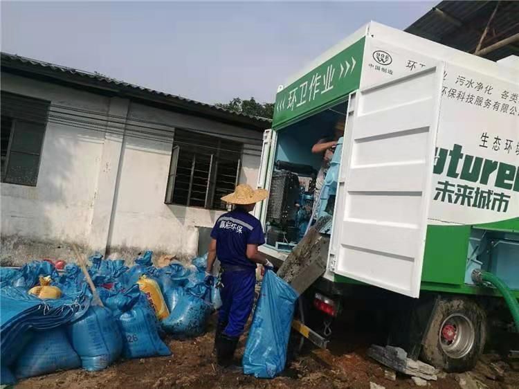 永和工业污泥压干处理